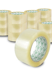 Load image into Gallery viewer, Clear Packing Tape 12 Rolls, Packaging Tape for Shipping, Moving, Office, 1.88" X 109 yds, Total 1200m (12 Pack)